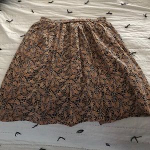 J.crew giraffe print skirt